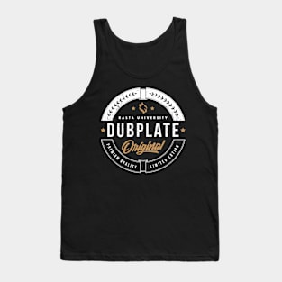 Rasta University Dubplate Original Vintage Classic Retro Reggae Tank Top